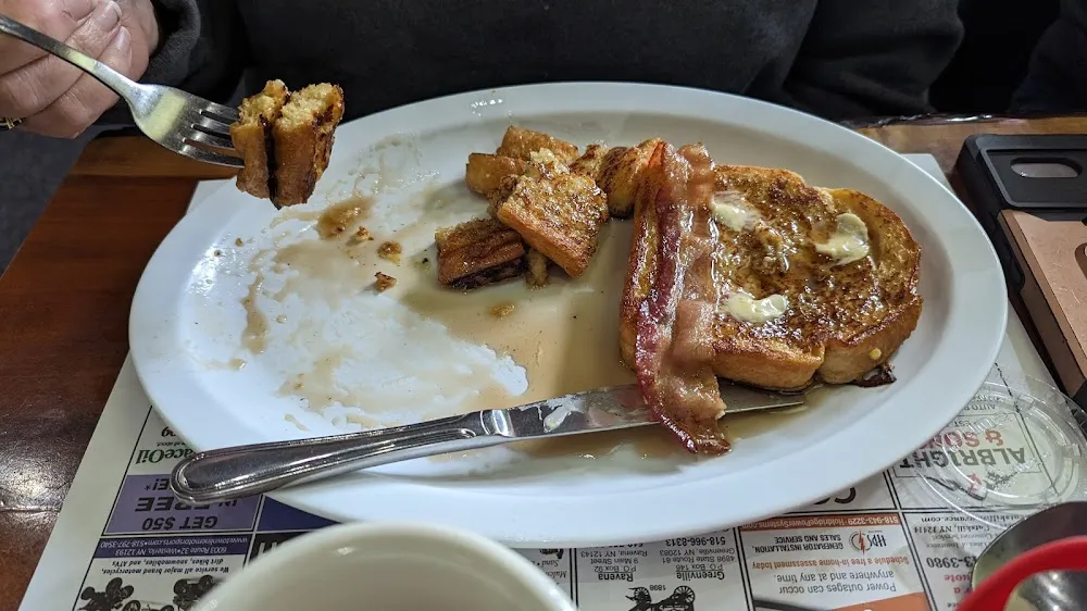 French Toast with Crispy Bacon